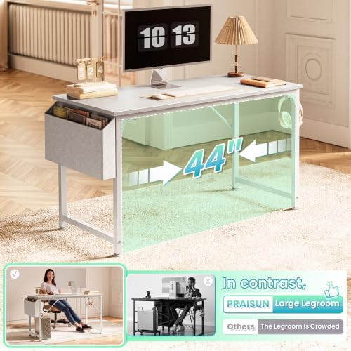 PRAISUN 47'' Computer Desk with Fabric Storage Bag - Image 5