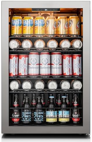 Ca'Lefort 155 Cans Mini Fridge, Beverage Refrigerator Cooler for Drink/Beer by CaLefort
