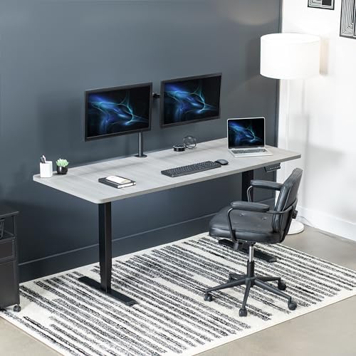 VIVO Dark Gray 71 x 30 in Standing Desk, DESK-KIT-2B7G - Image 2