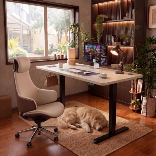 Furmax 55 Inches Electric Height Adjustable Standing Desk Home Office Desk - Image 2
