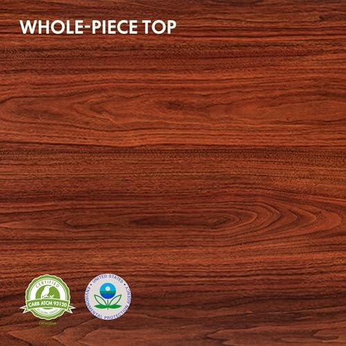 FLEXISPOT E6 3-Stage Dual Motor Electric Standing Desk 48 x 30 Sit Stand Up Desk, Holds 220 lbs, Adjustable Height w/Memory Presets, One-Piece Mahogany Desktop & White Frame, Ships in 2 Boxes - Image 5