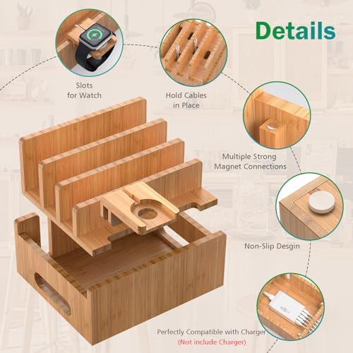 Pezin & Hulin Cell Phone Charging Stations with Watch Holder - Image 2