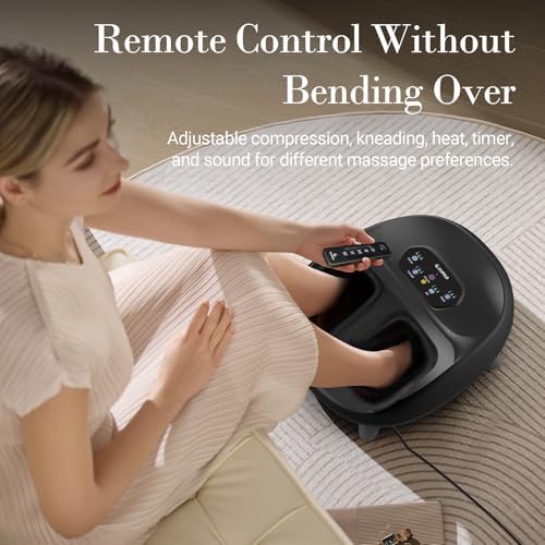CuPiLo Foot Massager with Heat, FSA Eligible HSA Upgraded Full Foot Massage - Image 4