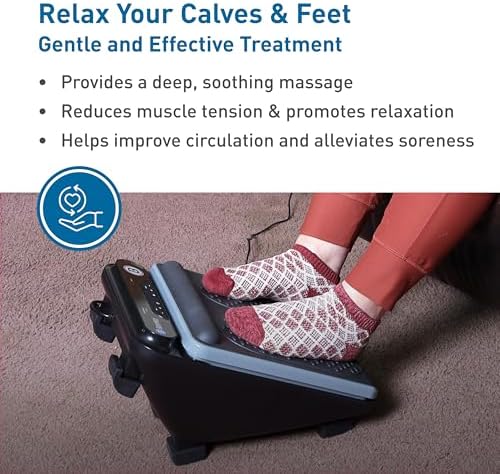 BodyMed Foot Massager | Deep Tissue Vibration Massage Therapy | At-Home Massager with Remote Control | Fast Relief from Neuropathy, Plantar Fasciitis, Improves Circulation - Image 4