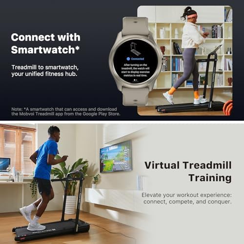 Mobvoi Walking Pad Treadmill Under Desk Treadmills for Home Office Smart AI Walking Running Machine Compact Portable with Remote Control and APP 265 LBS - Image 6