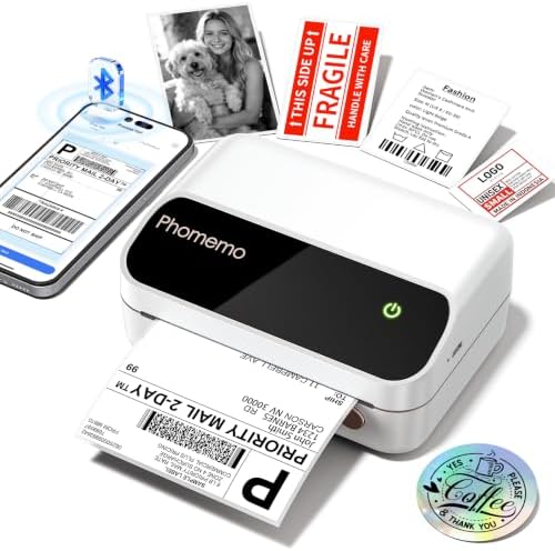 Phomemo M420 Thermal Label Printer, 4x6 Portable Shipping Label Printer by Phomemo