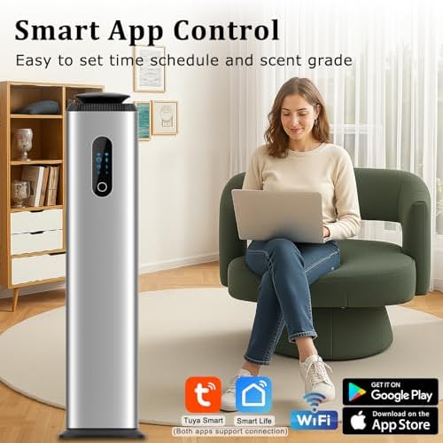 1000mL Scent Air Machine for Home, 10000 sq. ft Waterless Diffuser - Image 5
