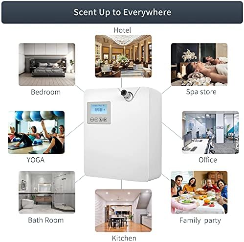 JCLOUD Smart Scent Air Machine for Home 300mL, White - Image 6