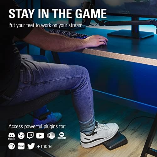 Elgato Stream Deck Pedal, 3 Hands-Free Macro Footswitches - Image 4