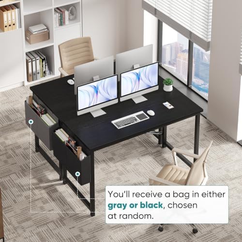 OLIXIS Computer Desk, 47 Inch Gaming Desks for Home Office Small Spaces - Image 4
