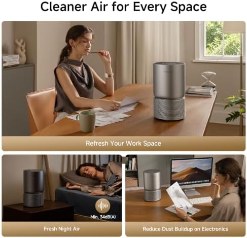 Dreame TP5 Air Purifier for Home Bedroom Dorm Room, Small Air Purifier - Image 6