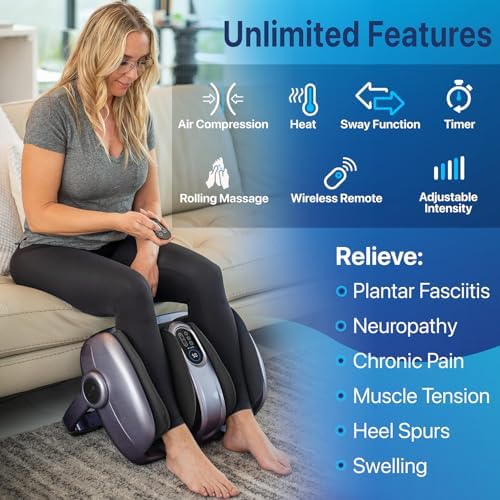 Miko Shiatsu Foot Massager with Heat and Deep Kneading - Image 2