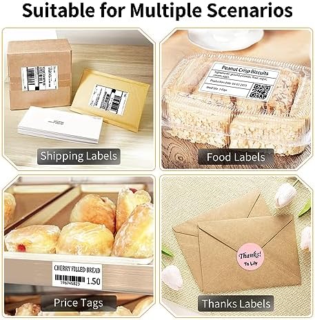 JADENS Bluetooth Thermal Label Printer, 4x6 Wireless Label Printer for Shipping Packages, Support Android, iOS, Mac OS, and Windows, Widely Used for Amazon, Ebay, Shopify, Etsy, USPS - Image 7