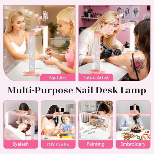 Yokilly Large Half Moon Light: 34" Shadow-Free Nail Light for Manicurist - Image 6