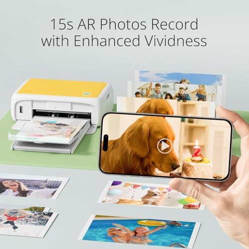 YOTON Photo Printer, Picture Printer with 54 Sheets (4"x6") & 1 Ink Ribbon - Image 5