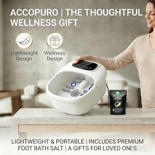 Foot Soaking Tub with Ozone & UV, Foot Spa Bath Massager with Heat - Image 7