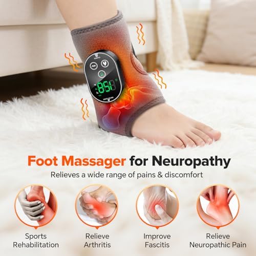 2PCS Foot Massager for Neuropathy, FSA Eligible Ankle Heating Pad - Image 3