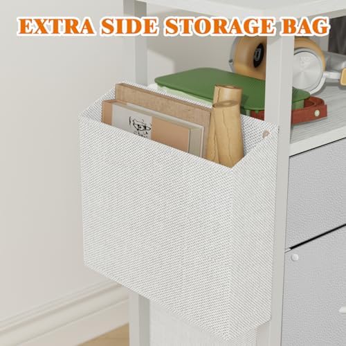 GYIIYUO 2 Drawer File Cabinet 24''W, Mobile Filing Cabinet, Printer Stand - Image 6