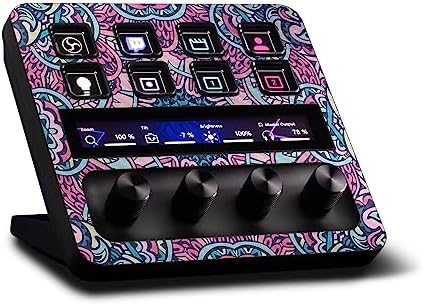 MightySkins Carbon Fiber Skin Compatible with Elgato Stream Deck + - Tribal Mandala | Protective, Durable Textured Carbon Fiber Finish | Easy to Apply, Remove, and Change Styles | Made in The USA by MIGHTY+SKINS