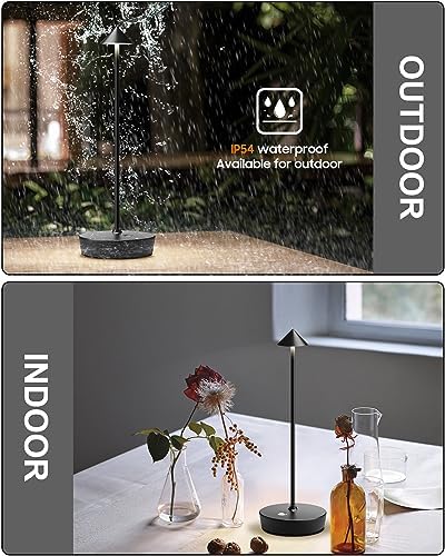 Cordless Table Lights Rechargeable 6000mAh Battery Outdoor LED Desk Lamp - Image 5