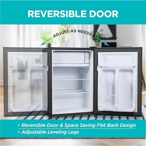 BLACK+DECKER 2.5 Cu. Ft. Compact Refrigerator, Energy Star, BCRK25B, Black - Image 5