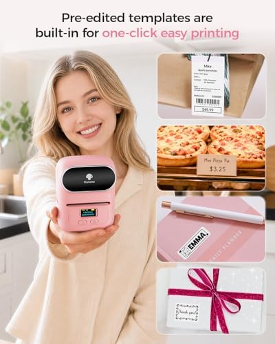 Phomemo M110 Label Printer, Portable Thermal Sticker Printer with Display - Image 2