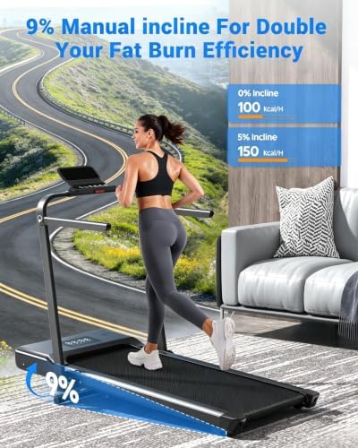 Superun Waking Pad Treadmill with Incline, 3.0HP and 300 LBS Capacity - Image 3