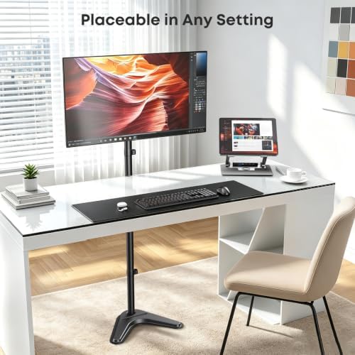 PUTORSEN Single Tall Monitor Stand with 48 inch Pole - Image 6