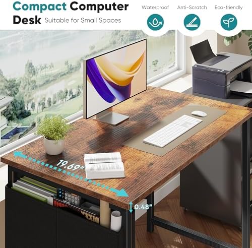 OLIXIS Small Computer Desk, 31 Inch Gaming Desks for Home Office - Image 4