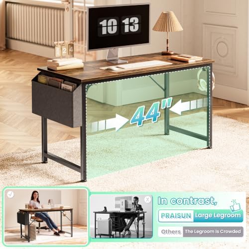 PRAISUN 47'' Computer Desk with Fabric Storage Bag - Image 5