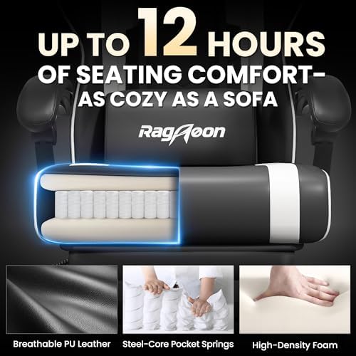 Gaming Chair for Adults Gamer Game Ergonomic PC Chair, 7-Point Support - Image 4