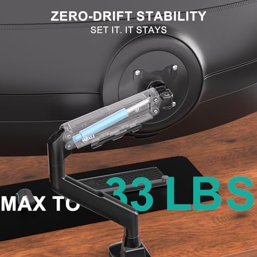 WALI Ultrawide Single Monitor Arm for 17-49 inch Curved Screen, up to 33lbs - Image 4