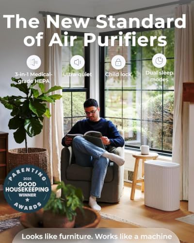 Windmill Air Purifier Max for Home, 3-In-1 Filters for Dust, Smoke, & Pets - Image 2