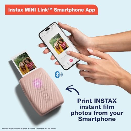 Fujifilm Instax Mini Link 3 Smartphone Printer - Rose Pink - Image 2