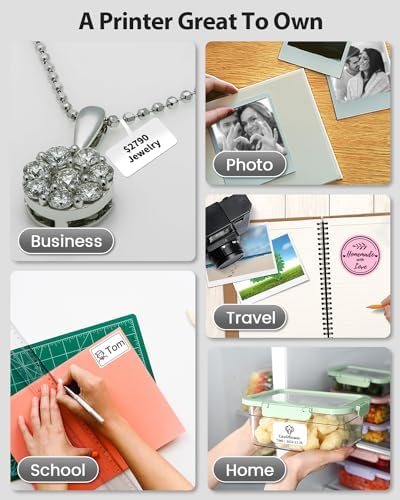 Phomemo Label Maker,M220 Label Printer, Bluetooth Label Maker Machine - Image 4