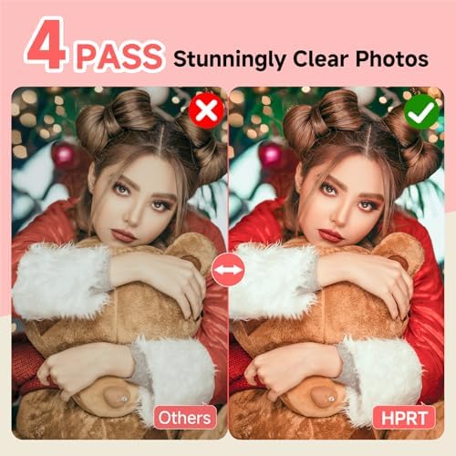 HPRT CP2100 Portable Photo Printer for Phone, Mini Color Picture Printer - Image 4