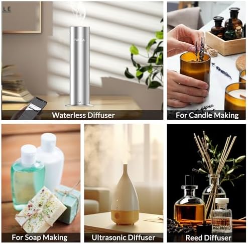 Waterless Diffuser Essential Oil Set(6X 20mL) Hotel Luxury Aroma Scent Oil - Image 5