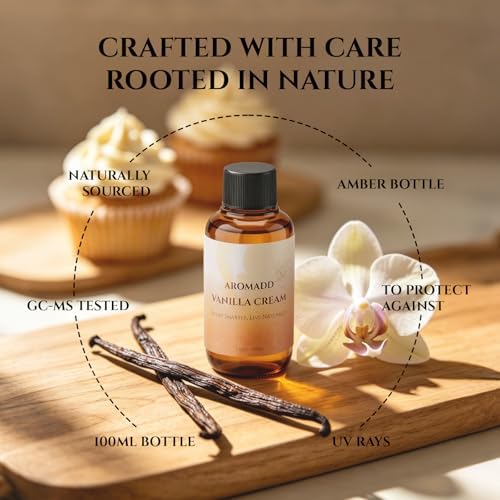 Aromadd Vanilla Cream Diffuser Oil Refill, Warm Vanilla Caramel, 3.38 Fl Oz - Image 3