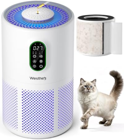 Air Purifiers for Home Large Room 1650 Ft² with Washable Filters, H13 HEPA by WESTHEY