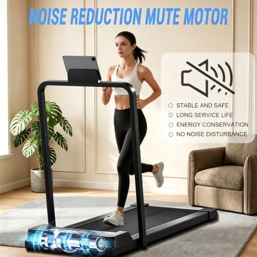 Quiet Under Desk Compact Electric Treadmill for Home and Office - Image 5