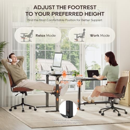 MALOL 47" x 24" Height Adjustable Electric Standing Desk, Black - Image 3