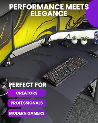 Arozzi Arena Angelo Gaming Desk Gun Metal - Image 6