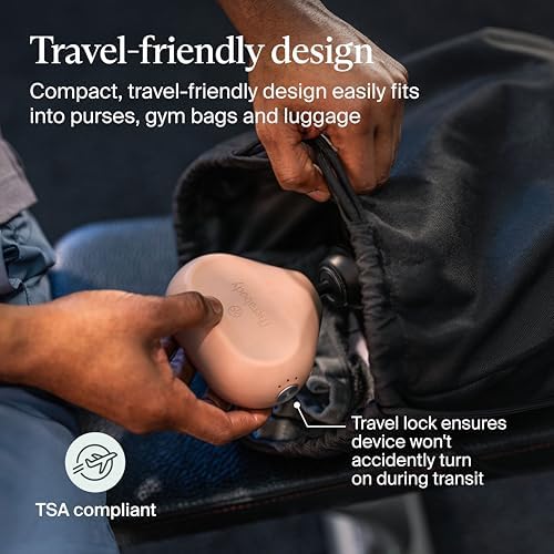 TheraGun Therabody Mini 3rd Gen Massage Gun | Travel Essential, Desert Rose - Image 4
