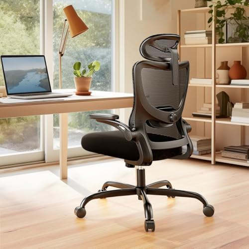 Marsail Ergonomic Office Chair with 3D Armrests, Pack of 4 - Image 2