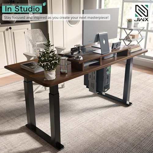 JWX Heavy Duty 4-Leg Standing Desk Frame, Dual Motor, 330 lb Capacity - Image 2