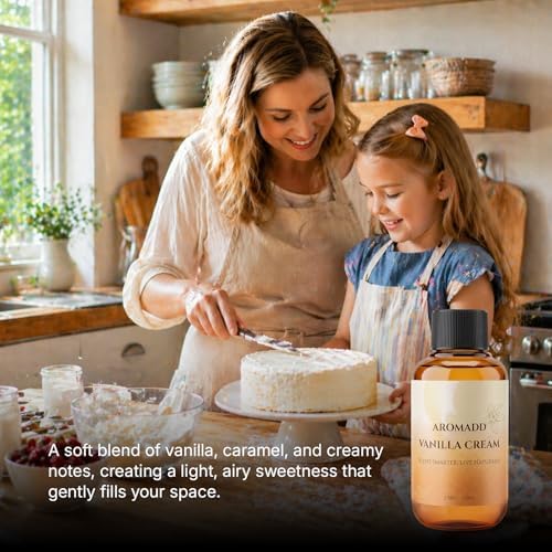 Aromadd Vanilla Cream Diffuser Oil Refill, Warm Vanilla Caramel, 3.38 Fl Oz - Image 5
