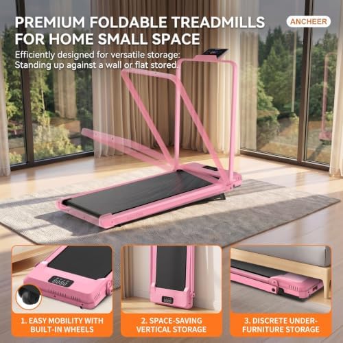 ANCHEER Walking Pad with Incline-Under Desk Treadmill for Home/Office - Image 4
