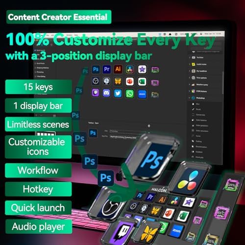Stream Dock - Mirabox Steam Deck for PC Mac (HSV293 Slim) - Image 3
