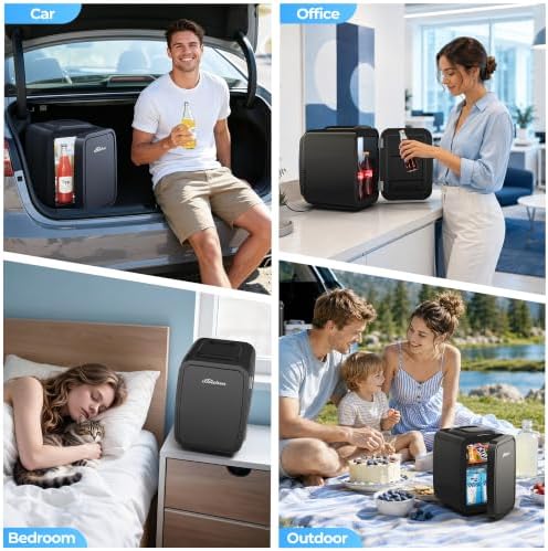 BEICHEN Mini Fridge 4 Liter Portable Compact Refrigerator - Image 5