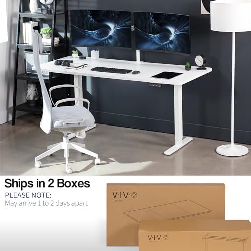 VIVO White 71 x 30 in Standing Desk, DESK-KIT-E2W7W - Image 5